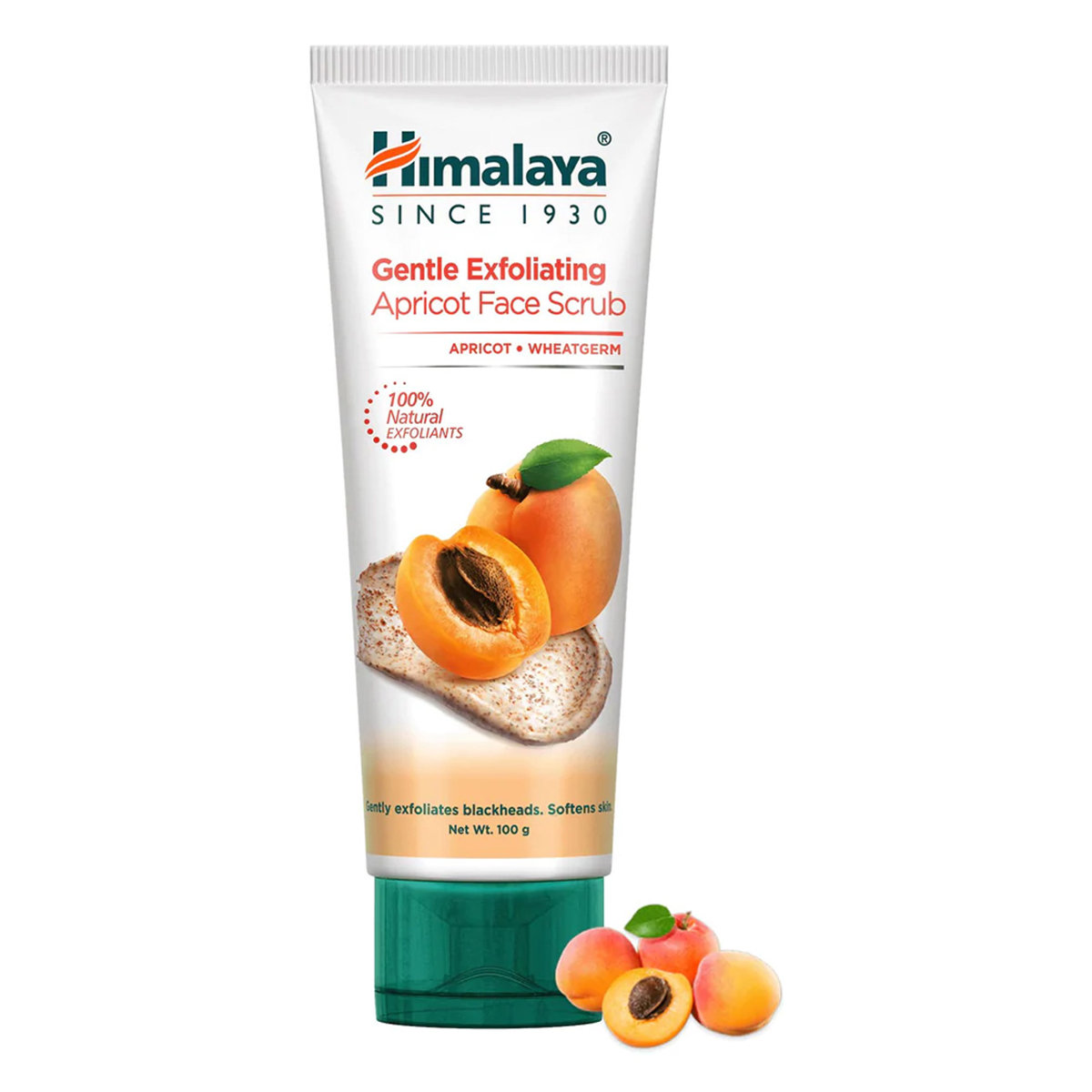 Himalaya Gentle Exfoliating Apricot Face Scrub 100 gm | Apricot & WheatGerm | Gently Exfoliates Blackheds & Dead Skin Cells | For Soft & Glowing Skin, Pack of 1 Himalaya Gentle Exfoliating Apricot Face Scrub 100 gm | Apricot & WheatGerm | Gently Exfoliates Blackheds & Dead Skin Cells | For Soft & Glowing Skin, Pack of 1