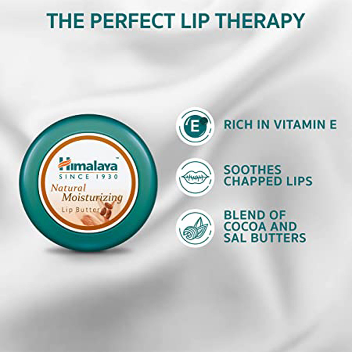 Himalaya Natural Moisturizing Butter Lip Balm 10 gm | Natural Vitamin E, Cocoa Butter & Sal Butter | Soothes, Hydrates & Rejuvenates Chapped Lips, Pack of 1 Himalaya Natural Moisturizing Butter Lip Balm 10 gm | Natural Vitamin E, Cocoa Butter & Sal Butter | Soothes, Hydrates & Rejuvenates Chapped Lips, Pack of 1
