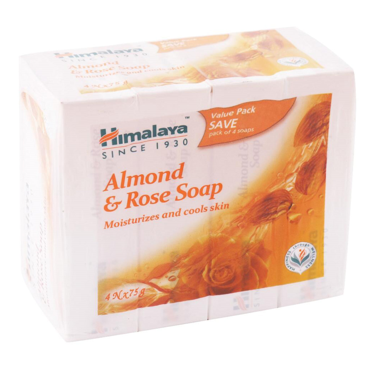 Himalaya Almond & Rose Soap, 300 gm (4x75 gm), Pack of 1 Himalaya Almond & Rose Soap, 300 gm (4x75 gm), Pack of 1