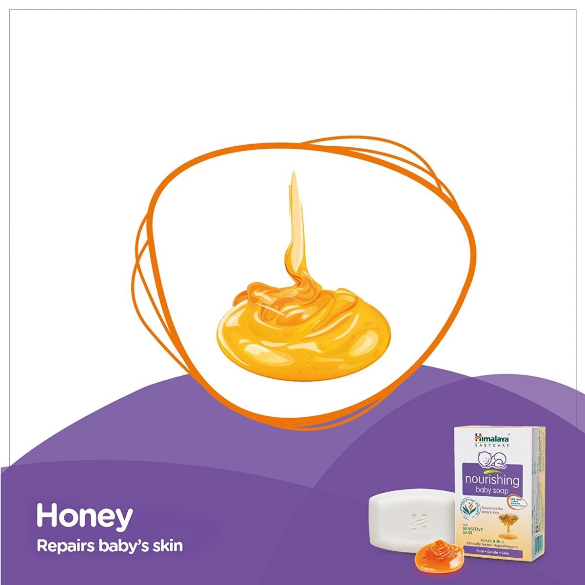 Himalaya Nourishing Baby Soap, 125 gm, Pack of 1 Himalaya Nourishing Baby Soap, 125 gm, Pack of 1