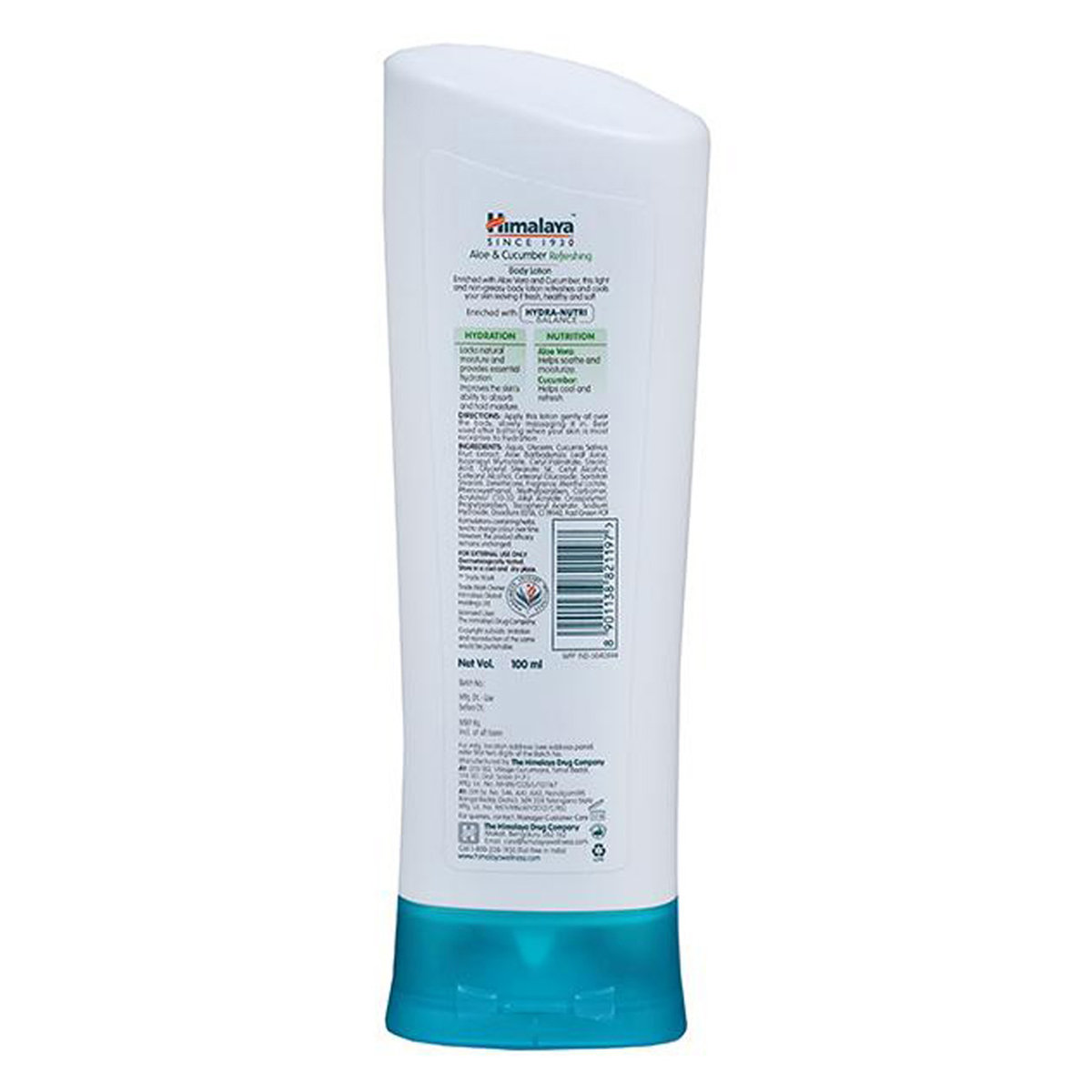 Himalaya Aloe & Cucumber Refreshing Body Lotion 100 ml | Aloe Vera & Cucumber | With Hydra Nutri Balance | Refreshes & Hydrates Skin, Pack of 1 Himalaya Aloe & Cucumber Refreshing Body Lotion 100 ml | Aloe Vera & Cucumber | With Hydra Nutri Balance | Refreshes & Hydrates Skin, Pack of 1