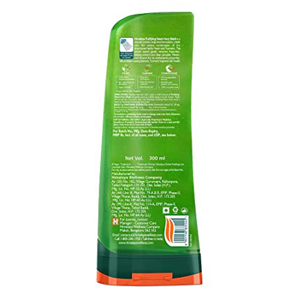 Himalaya Purifying Neem Face Wash 300 ml | With Neem & Turmeric | Prevents & Clear Pimple | For All Skin Type, Pack of 1 Himalaya Purifying Neem Face Wash 300 ml | With Neem & Turmeric | Prevents & Clear Pimple | For All Skin Type, Pack of 1