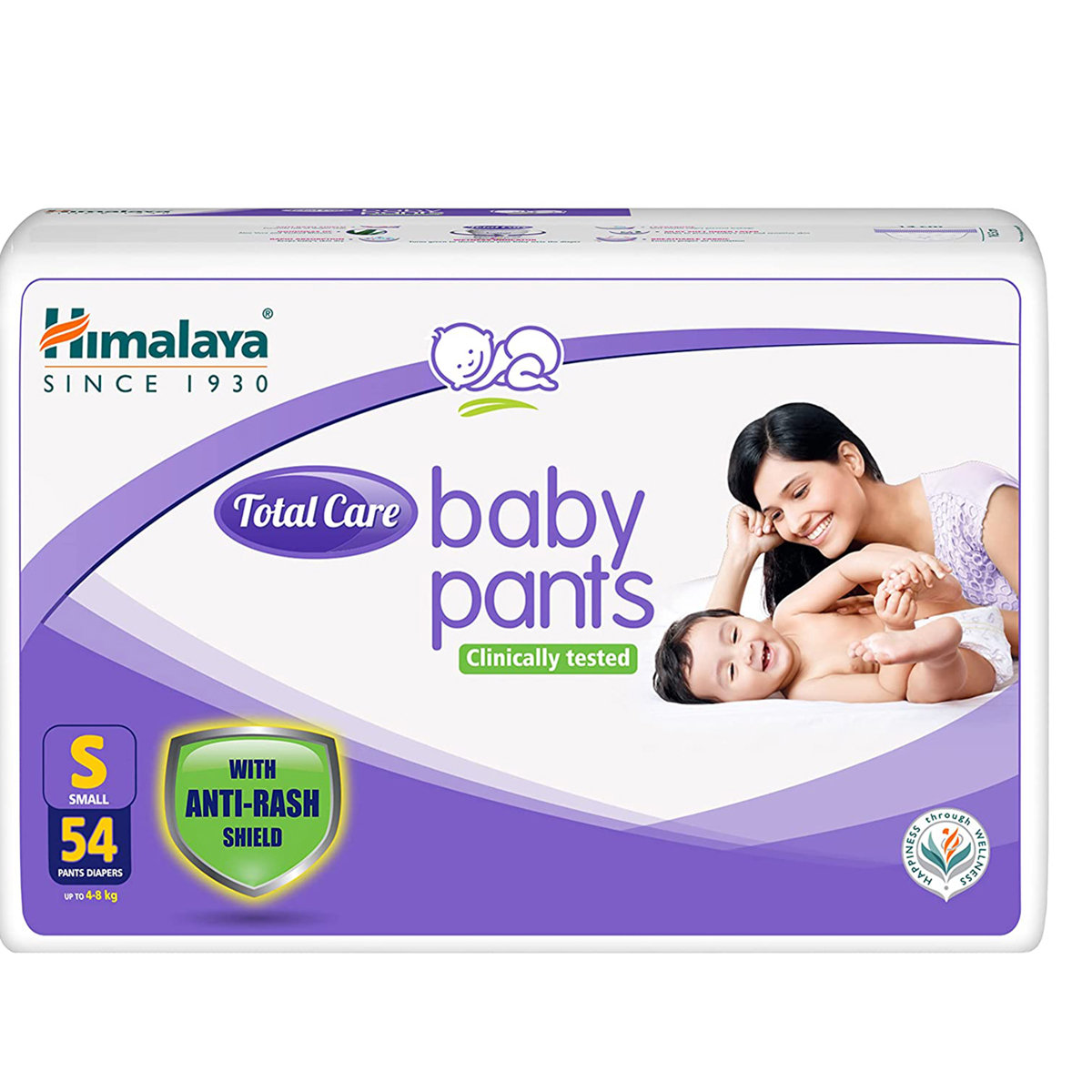 Himalaya Total Care Baby Diaper Pants Small, 54 Count, Pack of 1 Himalaya Total Care Baby Diaper Pants Small, 54 Count, Pack of 1