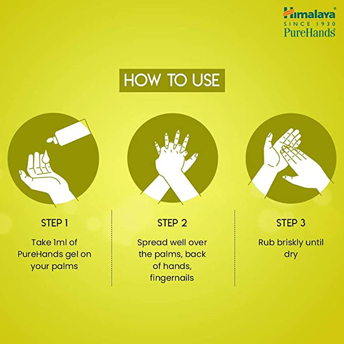 Himalaya Pure Hands Lemon Flavour Hand Sanitizer 500 ml | KillS 99.9% Of Germs, Pack of 1 Himalaya Pure Hands Lemon Flavour Hand Sanitizer 500 ml | KillS 99.9% Of Germs, Pack of 1