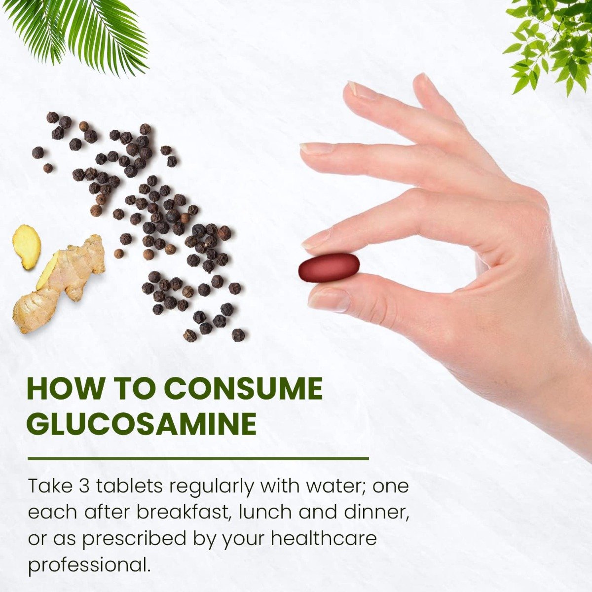 Vlado's Himalayan Organics Glucosamine Chondroitin & MSM, 120 Tablets, Pack of 1 Vlado's Himalayan Organics Glucosamine Chondroitin & MSM, 120 Tablets, Pack of 1