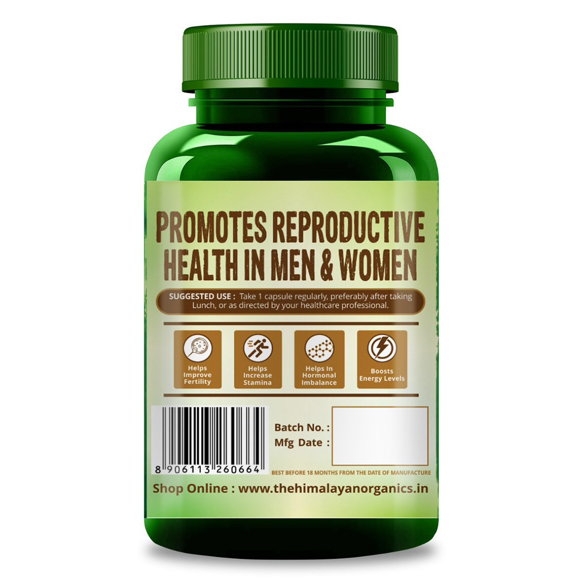 Vlado's Himalayan Organics Maca Root 800 mg, 90 Capsules, Pack of 1 Vlado's Himalayan Organics Maca Root 800 mg, 90 Capsules, Pack of 1