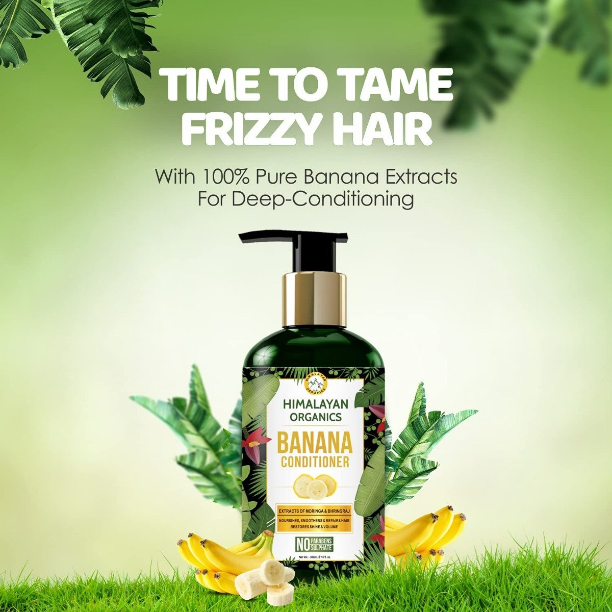 Himalayan Organics Banana Conditioner, 300 ml, Pack of 1 Himalayan Organics Banana Conditioner, 300 ml, Pack of 1