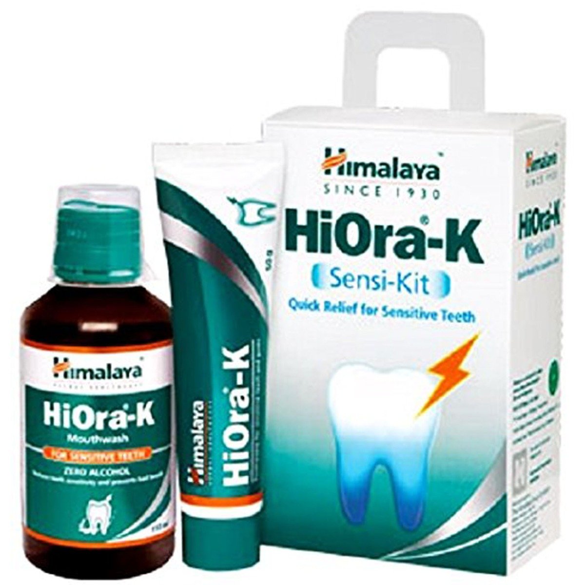 Himalaya Hiora-K Sensi-Kit Quick Relief For Sensitive Teeth, 1 Kit, Pack of 1 Himalaya Hiora-K Sensi-Kit Quick Relief For Sensitive Teeth, 1 Kit, Pack of 1
