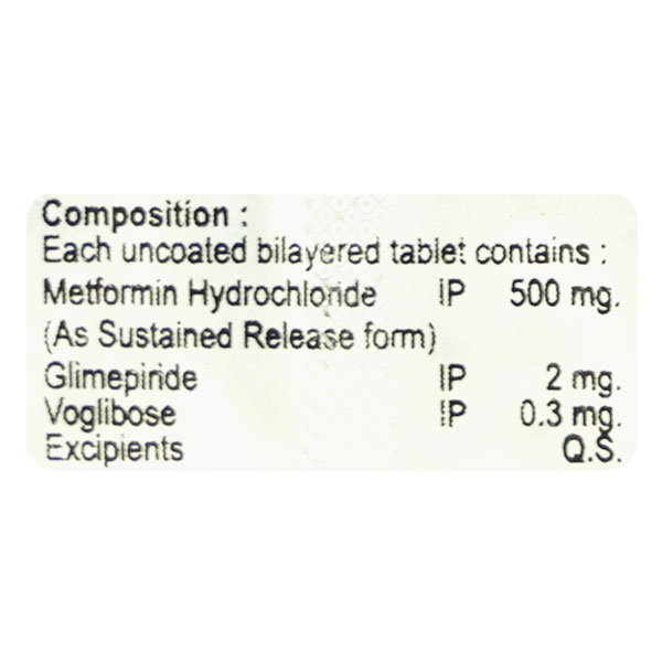 Hmet Trio 2/0.3 Tablet 10's, Pack of 10 TabletS Hmet Trio 2/0.3 Tablet 10's, Pack of 10 TabletS