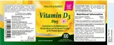 Holland &amp; Barrett Vitamin D3 10 ug, 100 Capsules, Pack of 1