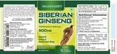 Holland &amp; Barrett Siberian Ginseng 500 mg, 100 Tablets, Pack of 1