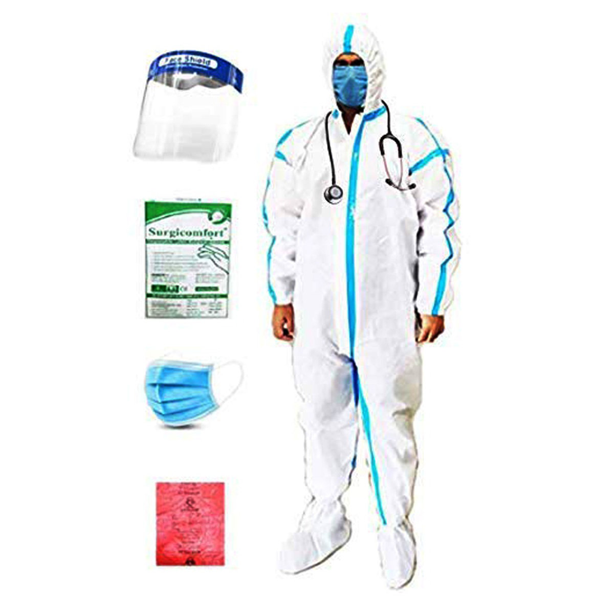 Romsons Hood Cover Basic Safety Kit Sh-Bsk 01, 1 Count, Pack of 1 Romsons Hood Cover Basic Safety Kit Sh-Bsk 01, 1 Count, Pack of 1