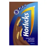 Horlicks Chocolate Delight Flavour Nutrition Drink Powder, 500 gm Refill Pack, Pack of 1