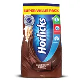 Horlicks Chocolate Delight Flavour Nutrition Drink Powder, 750 gm Refill Pack, Pack of 1