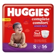 Huggies Complete Comfort Wonder Baby Diaper Pants Small, 56 Count