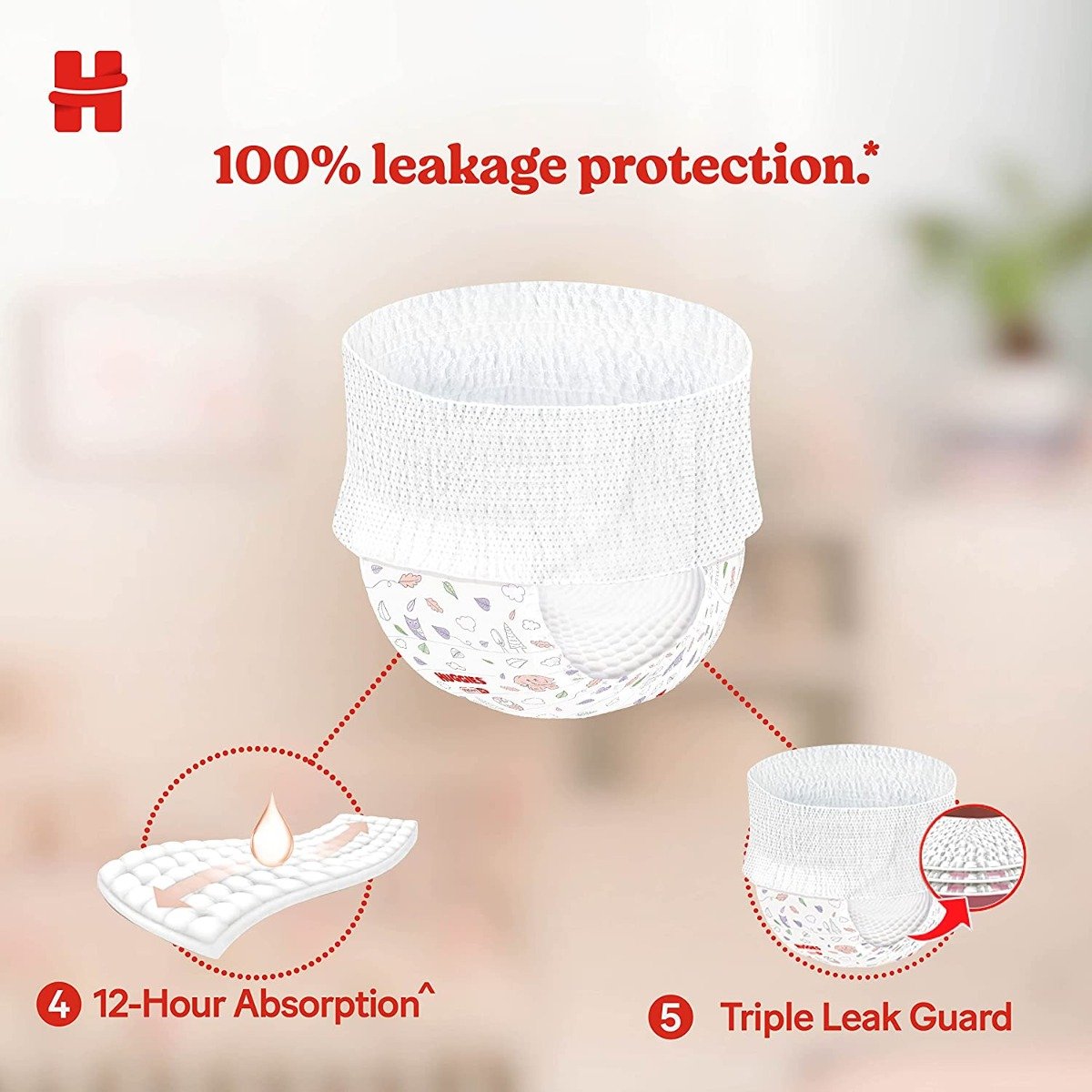 Huggies Complete Comfort Wonder Diaper Pants Large, 54 Count, Pack of 1 Huggies Complete Comfort Wonder Diaper Pants Large, 54 Count, Pack of 1