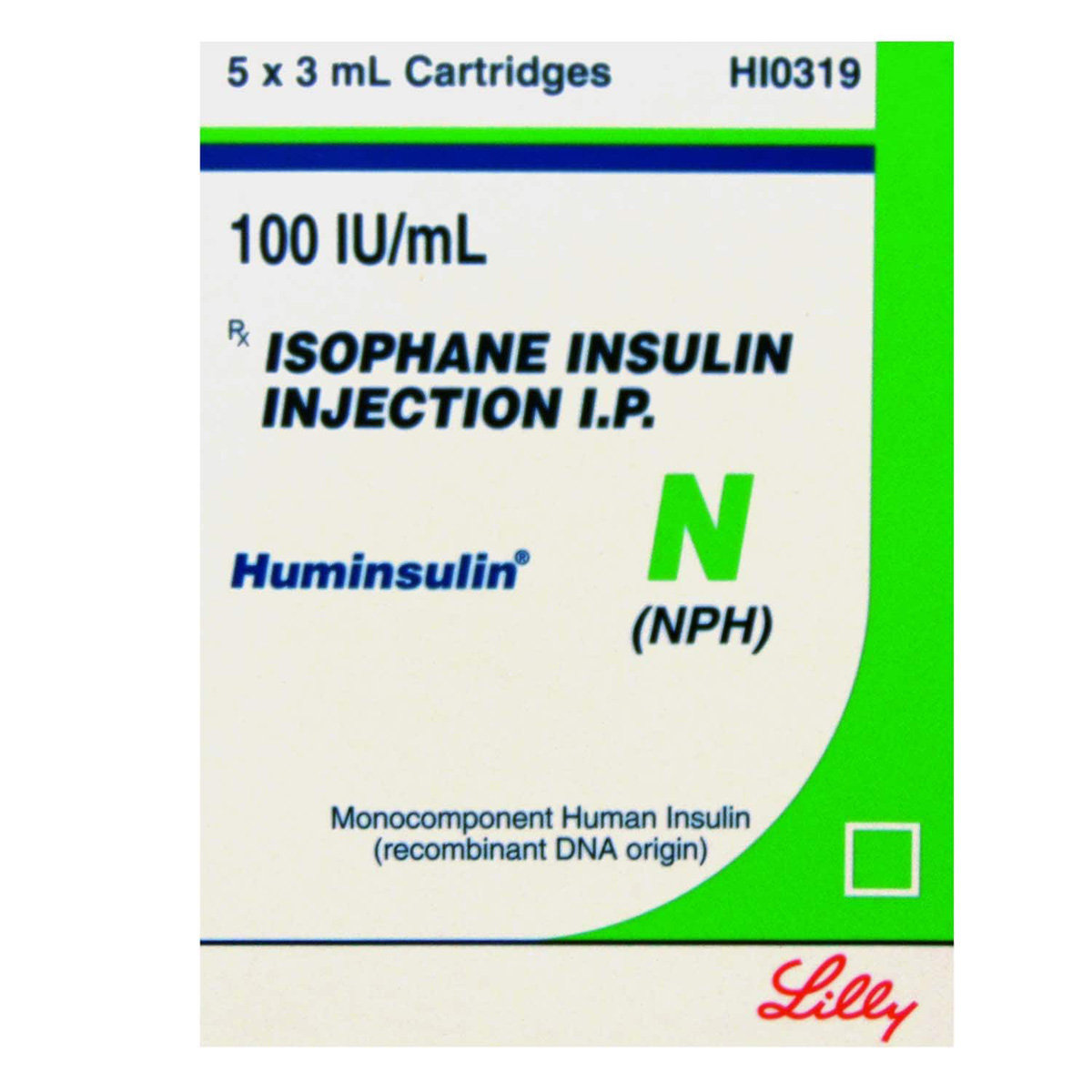 Huminsulin N (NPH) 100IU/ml Injection 3 ml, Pack of 1 Injection Huminsulin N (NPH) 100IU/ml Injection 3 ml, Pack of 1 Injection