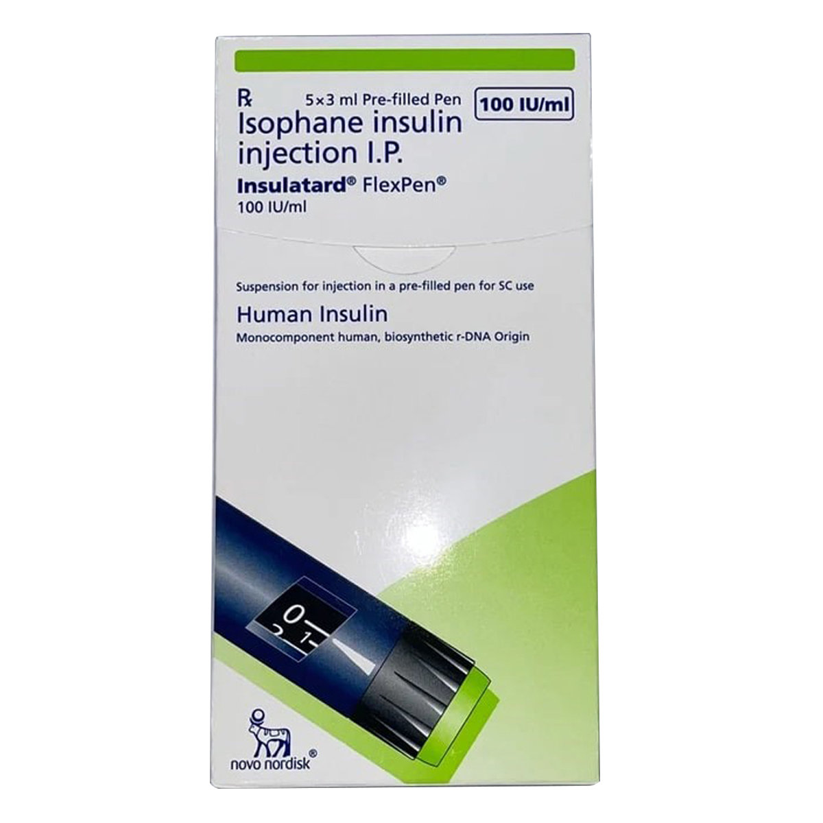 Human Insulatard Pen 3 ml, Pack of 1 Injection Human Insulatard Pen 3 ml, Pack of 1 Injection