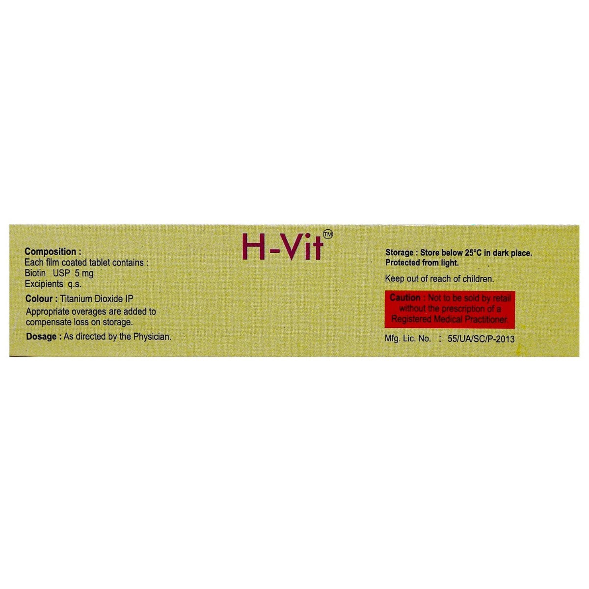 H-Vit Tablet 10's, Pack of 10 TABLETS H-Vit Tablet 10's, Pack of 10 TABLETS