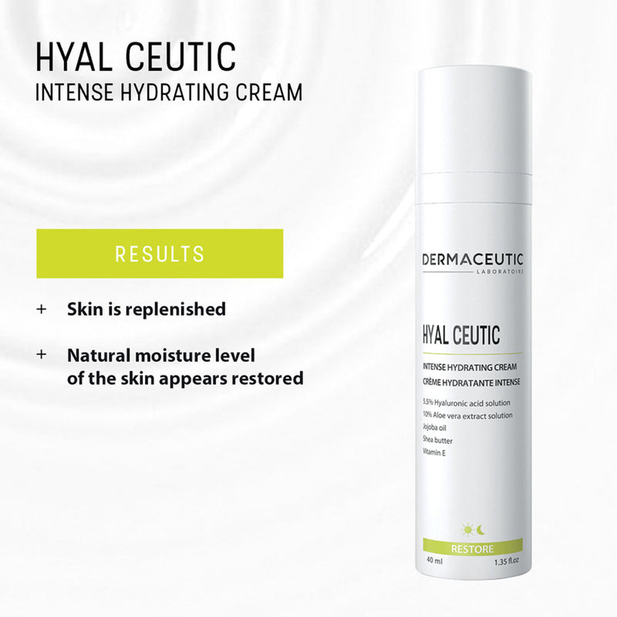 Hyal Ceutic Intense Hydrating Cream 40 ml, Pack of 1 Hyal Ceutic Intense Hydrating Cream 40 ml, Pack of 1