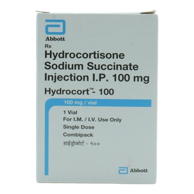 HYDROCORT 100MG INJECTION, Pack of 1 INJECTION