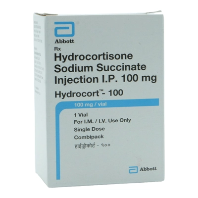 HYDROCORT 100MG INJECTION, Pack of 1 INJECTION