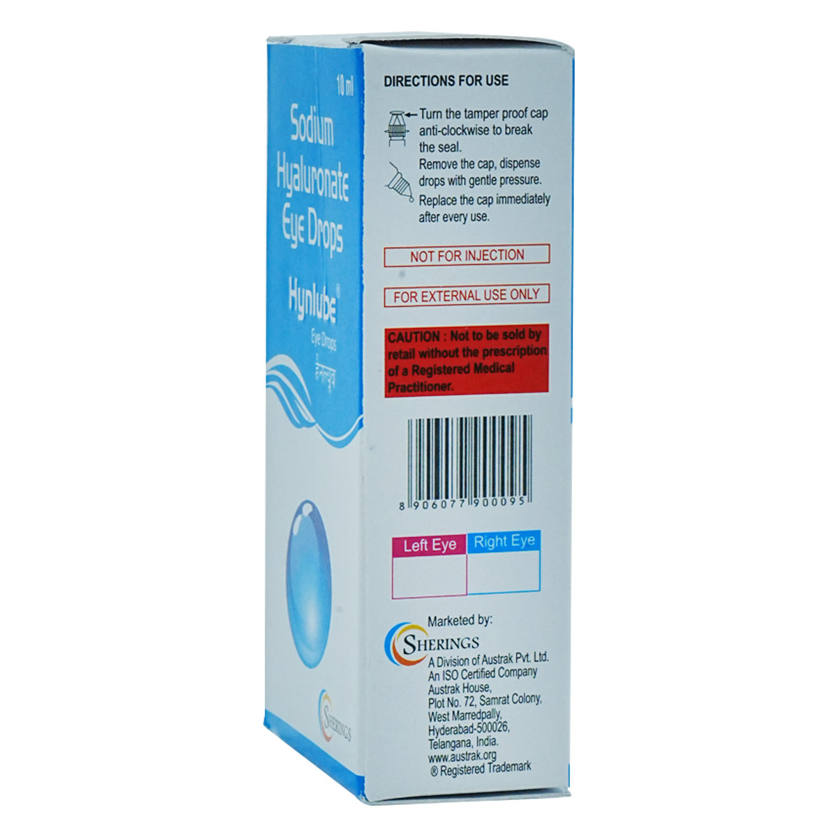 Hynlube Eye Drops 10 ml, Pack of 1 EYE DROPS Hynlube Eye Drops 10 ml, Pack of 1 EYE DROPS