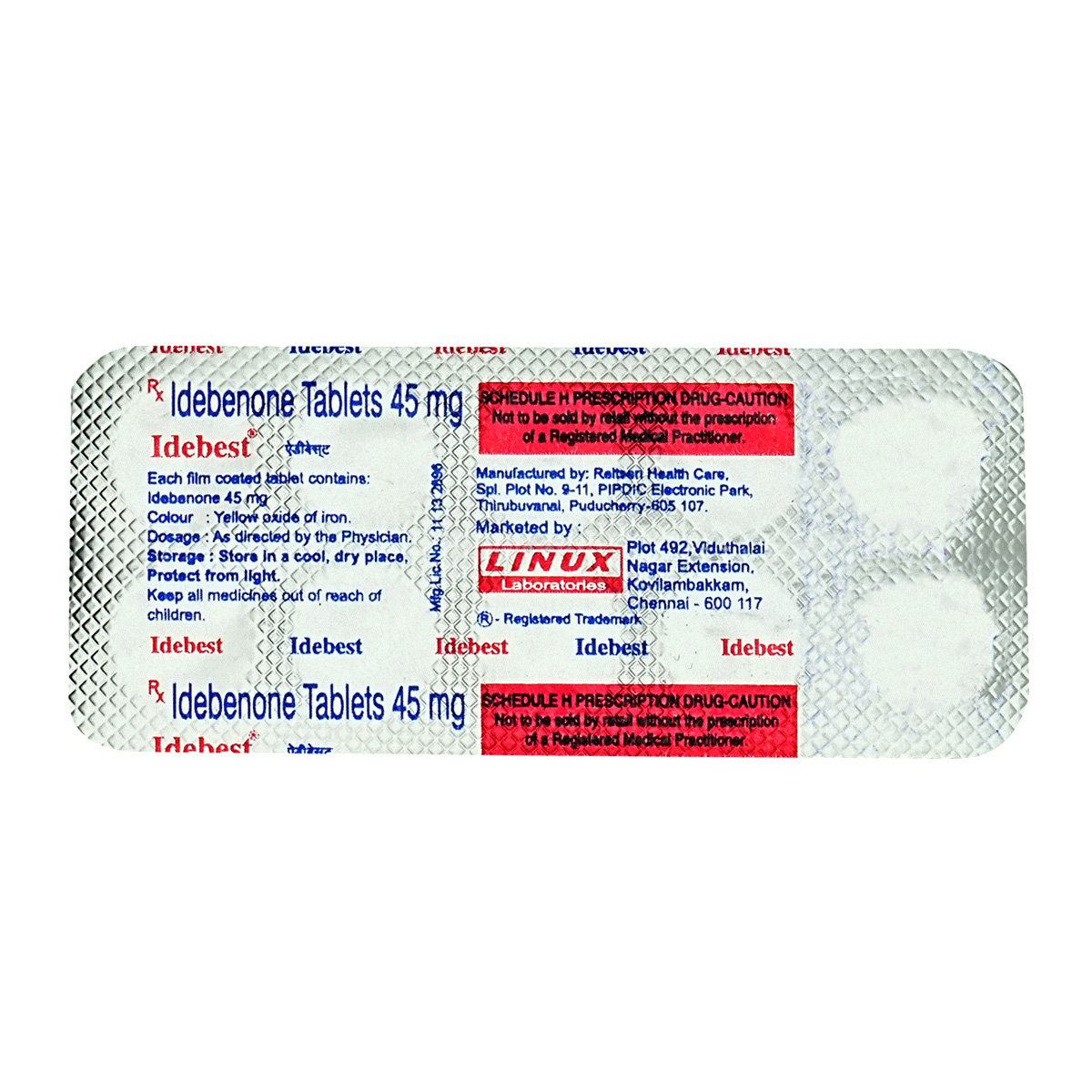 Idebest Tablet 10's, Pack of 10 TABLETS Idebest Tablet 10's, Pack of 10 TABLETS