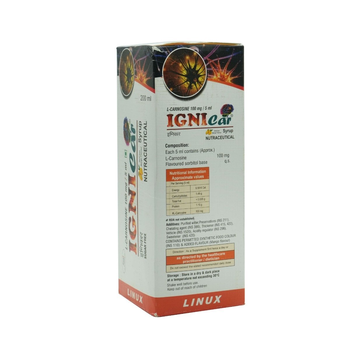 Ignicar Syrup 200 ml, Pack of 1 Syrup Ignicar Syrup 200 ml, Pack of 1 Syrup