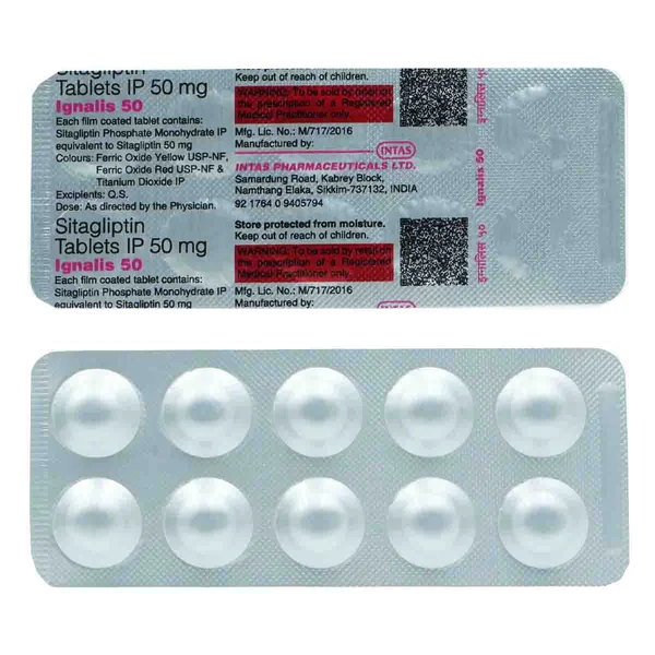 Ignalis 50 Tablet 10's, Pack of 10 TabletS