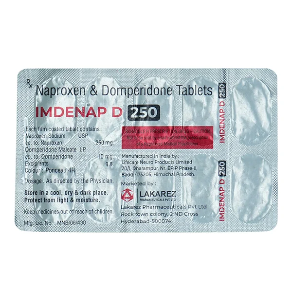 Imdenap D 250 Tablet 10's, Pack of 10 TabletS