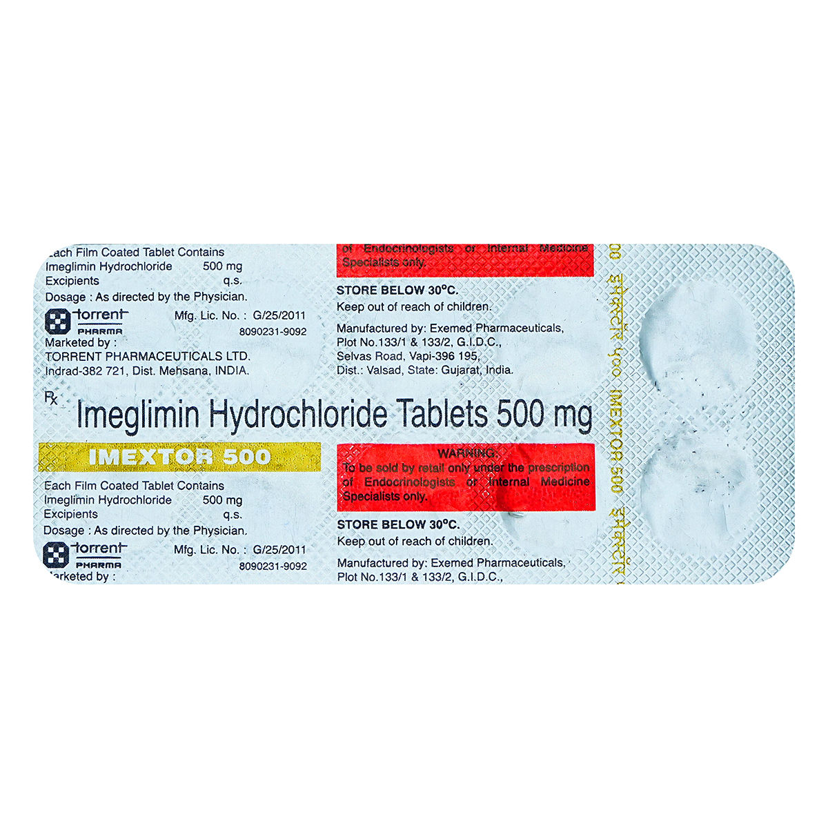 Buy Imextor 500 mg Tablet 10's Online