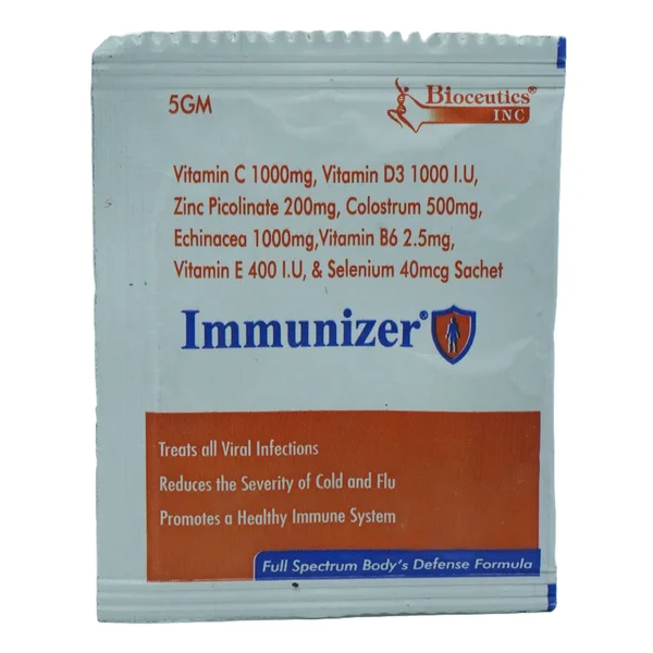 Immunizer Sugar Free Orange Sachet 5 gm, Pack of 1