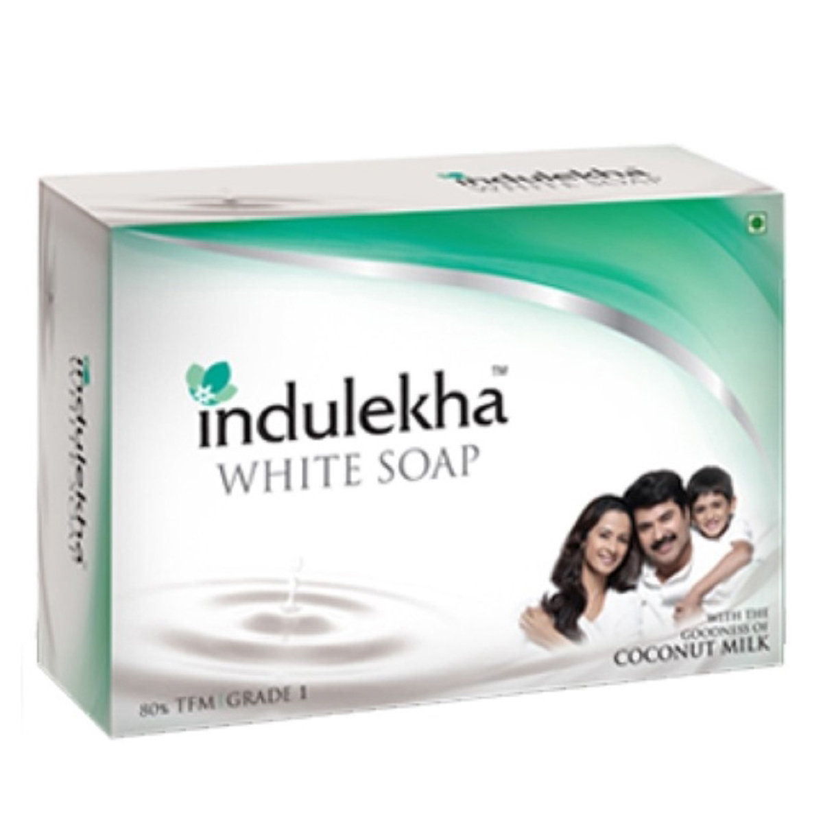 Indulekha White Soap 75 gm | With Coconut Milk, Pack of 1 Indulekha White Soap 75 gm | With Coconut Milk, Pack of 1