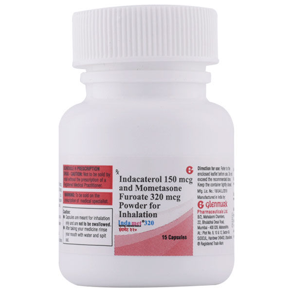 Buy Indamet 320 Cap 15'S Online