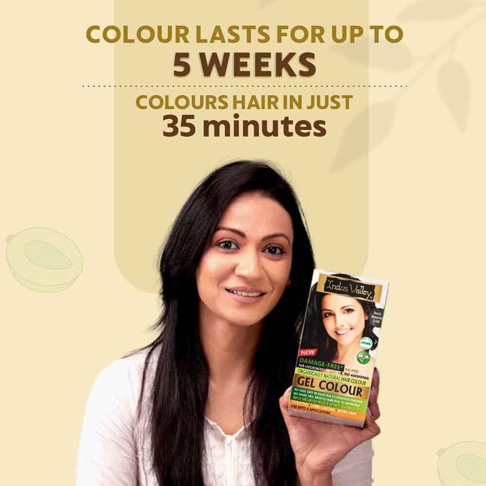 Indus Valley Organically Natural Gel Dark Brown 3.0 Hair Color, 200 ml, Pack of 1 Indus Valley Organically Natural Gel Dark Brown 3.0 Hair Color, 200 ml, Pack of 1