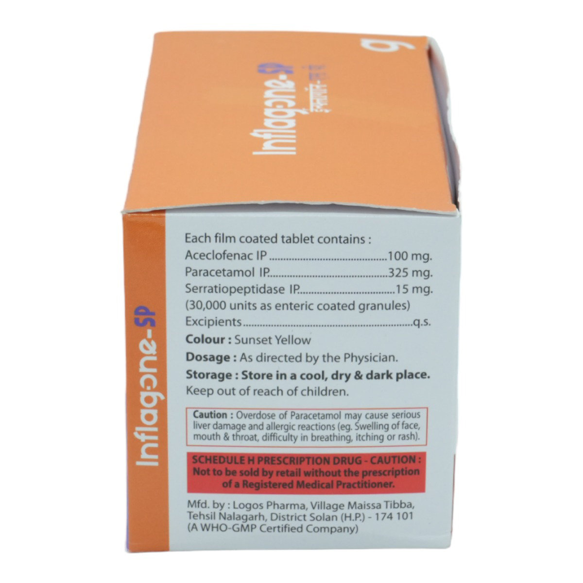 Inflagone-SP Tablet 10's, Pack of 10 TabletS Inflagone-SP Tablet 10's, Pack of 10 TabletS