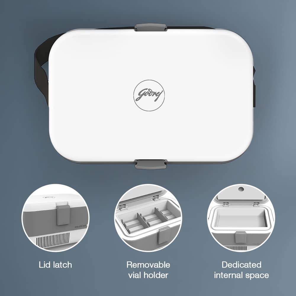 Godrej InsuliCool+ Portable Insulin Cooler, 1 Count, Pack of 1 Godrej InsuliCool+ Portable Insulin Cooler, 1 Count, Pack of 1