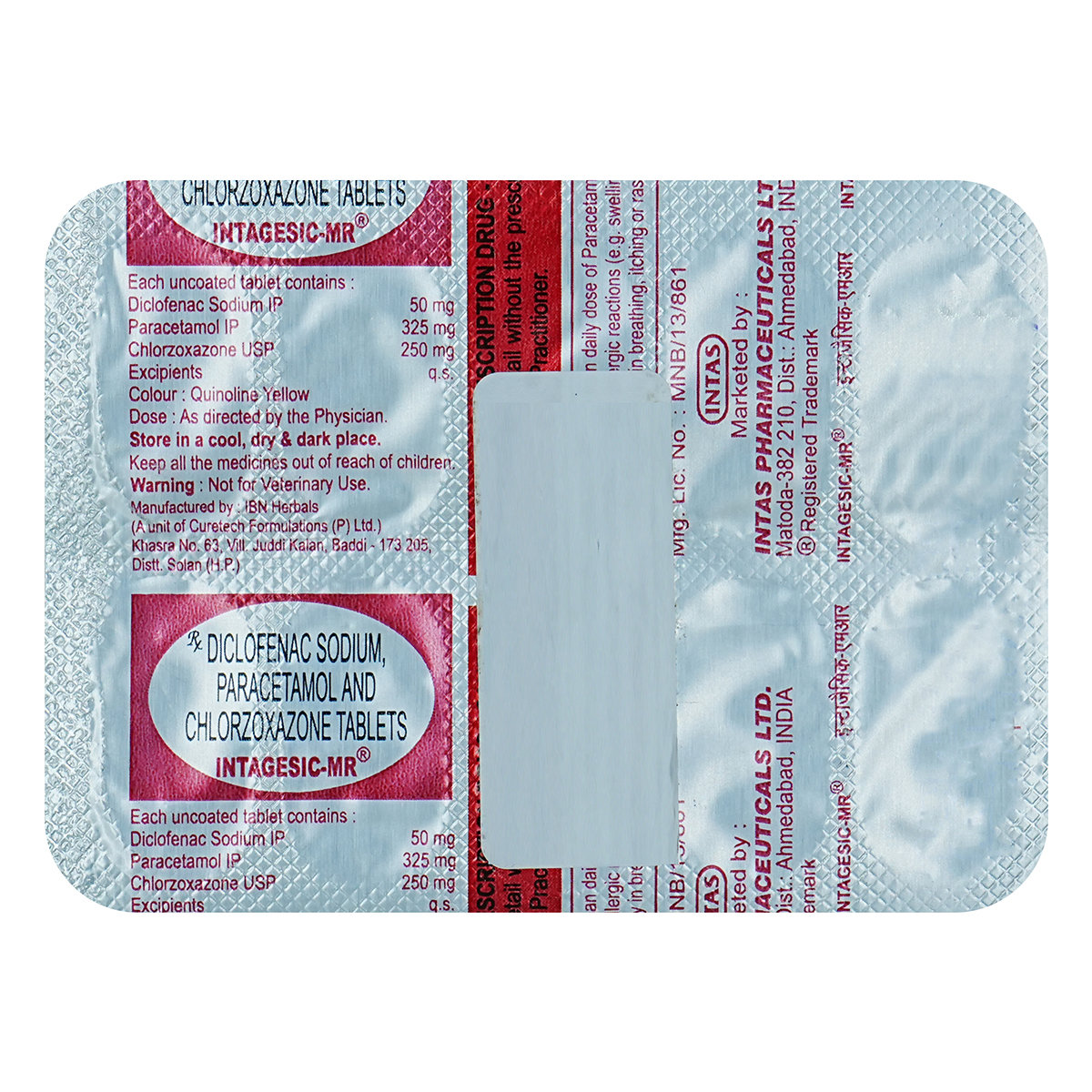 Intagesic MR Tablet 10's, Pack of 10 TABLETS Intagesic MR Tablet 10's, Pack of 10 TABLETS