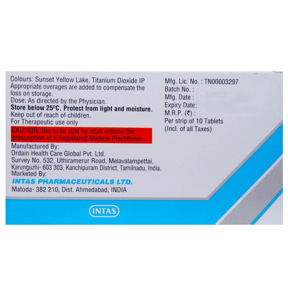 Intavit Tablet 10's, Pack of 10 Intavit Tablet 10's, Pack of 10