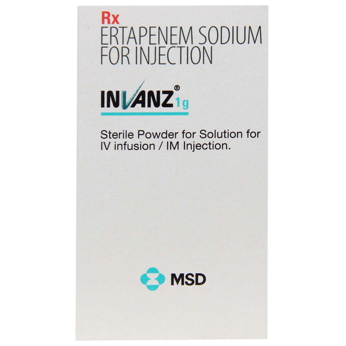 Buy Invanz 1gm Injection 1's Online