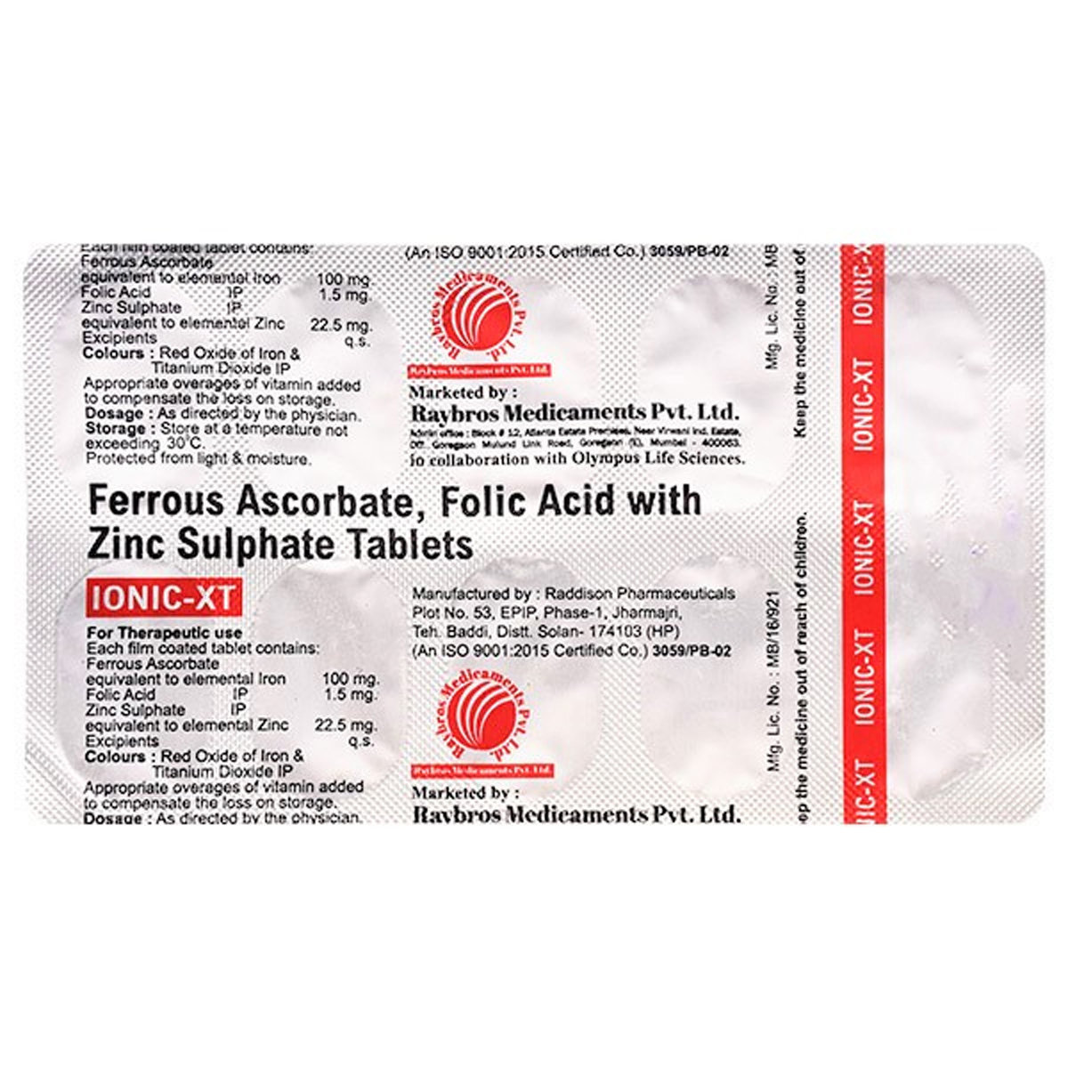 Ionic-XT Tablet 10's, Pack of 10 TABLETS Ionic-XT Tablet 10's, Pack of 10 TABLETS