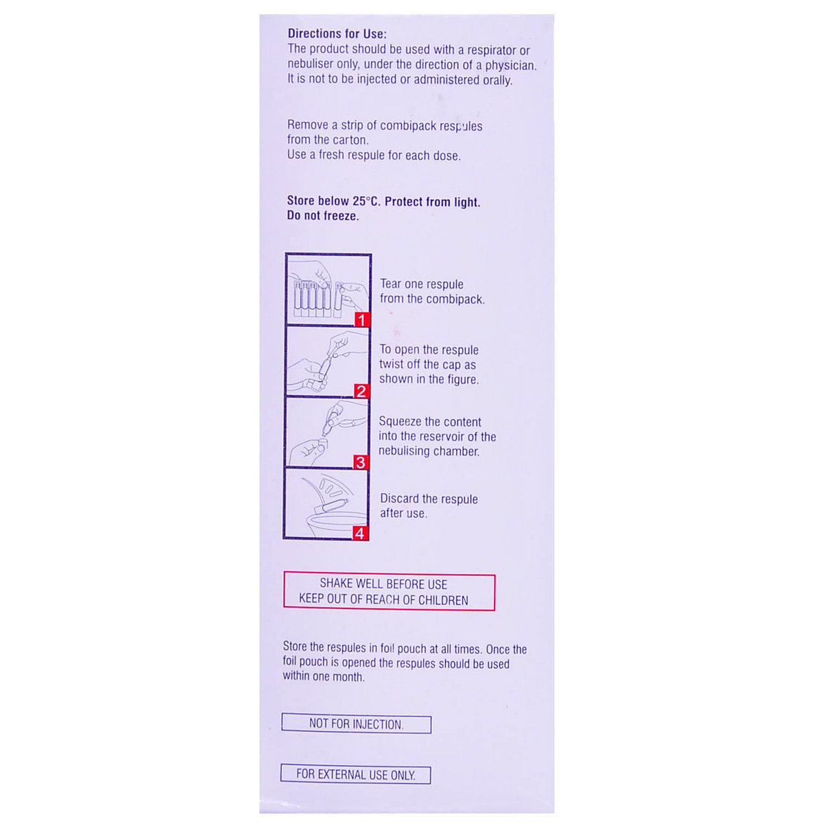 Iprazest Respules 5X2.5 ml, Pack of 5 RESPULESS Iprazest Respules 5X2.5 ml, Pack of 5 RESPULESS