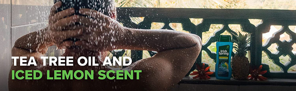 Irish Spring Ultimate Wakeup Face Body Wash 532 ml | Tea Tree Oil & Iced Lemon | Retains Skin Natural Moisture | Keep Skin Fresh For 24 Hrs, Pack of 1 Irish Spring Ultimate Wakeup Face Body Wash 532 ml | Tea Tree Oil & Iced Lemon | Retains Skin Natural Moisture | Keep Skin Fresh For 24 Hrs, Pack of 1