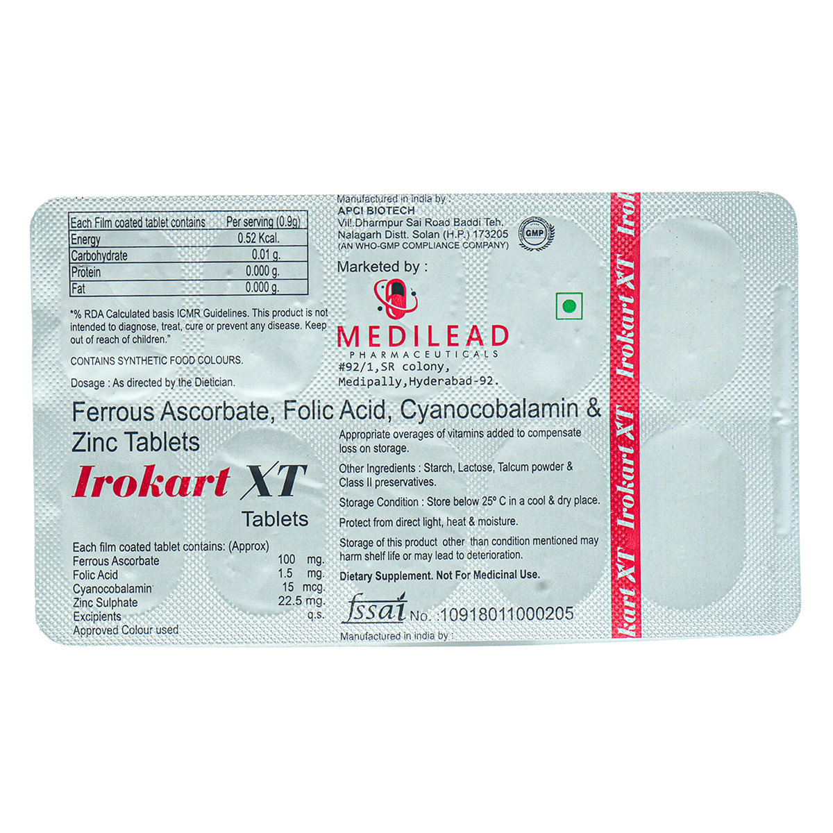 Irokart-XT Tablet 10's, Pack of 10 Irokart-XT Tablet 10's, Pack of 10