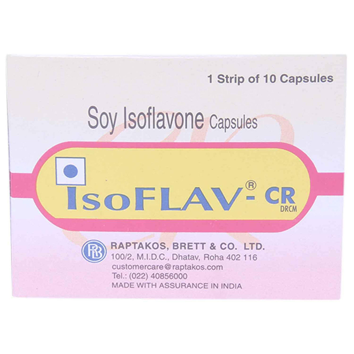 Isoflav-CR Capsule 10's, Pack of 10 CAPSULES Isoflav-CR Capsule 10's, Pack of 10 CAPSULES