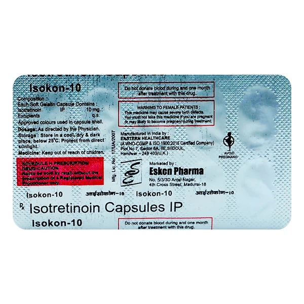 Isokon 10mg Capsule 10's, Pack of 10 CAPSULES