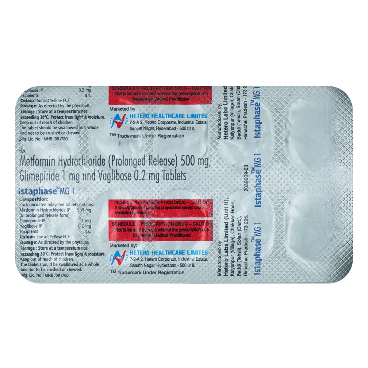 Istaphase MG 1 Tablet 10's, Pack of 10 TabletS Istaphase MG 1 Tablet 10's, Pack of 10 TabletS