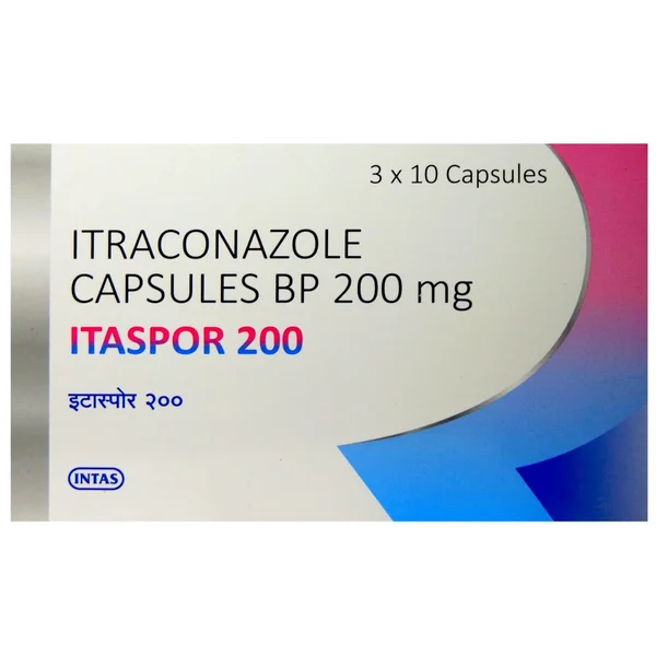Itaspor 200 Capsule 10's, Pack of 10 CAPSULES