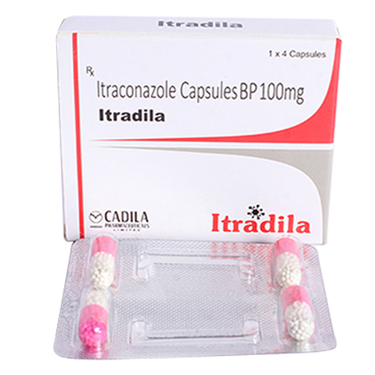 Itradila 100mg Capsule 4s, Pack of 1 Capsule Itradila 100mg Capsule 4s, Pack of 1 Capsule